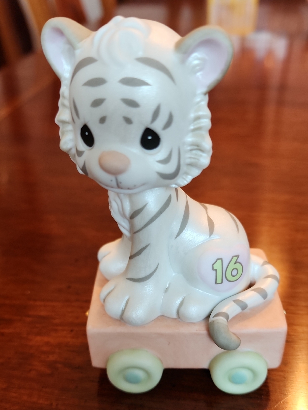 Precious Moments 16 Birthday White Tiger Figurine 2003